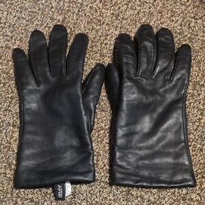 Apt. 9 Sleek Black Leather Gloves